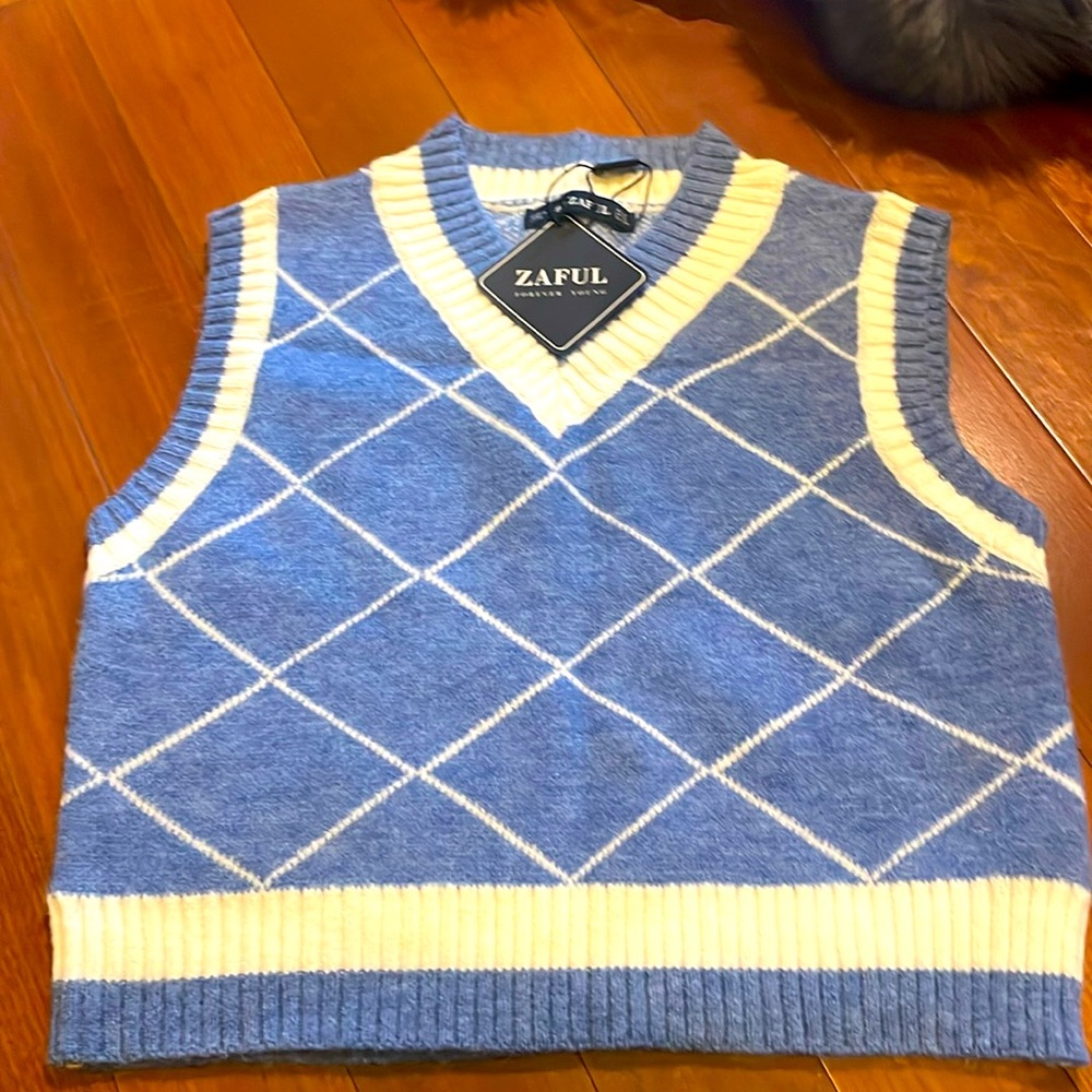 Junior Light blue design vest